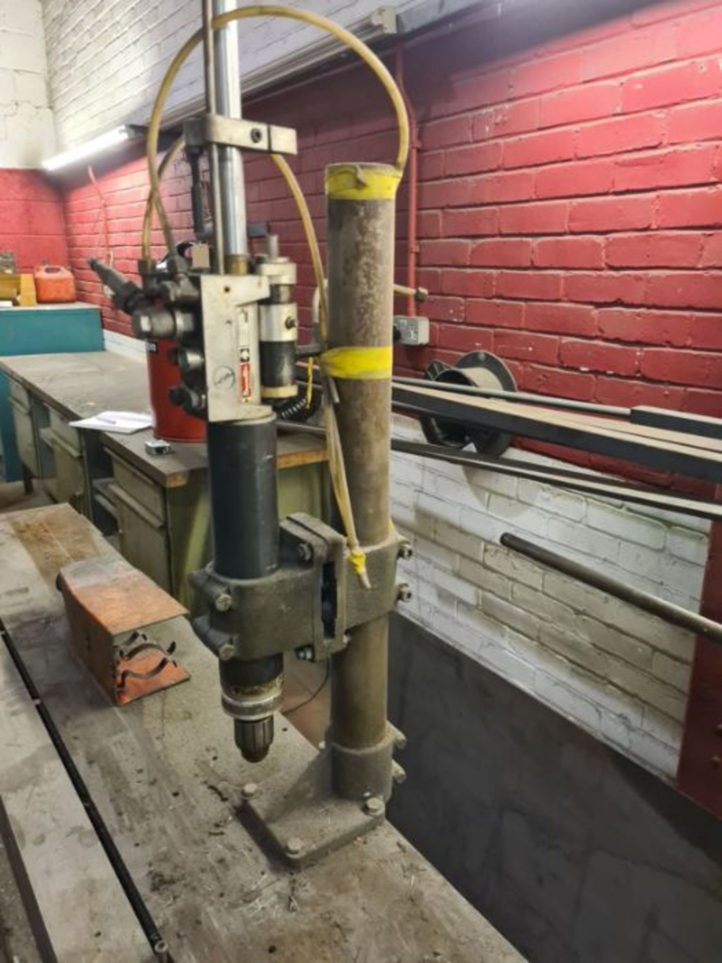 Desoutter AFD40 air pillar drill.