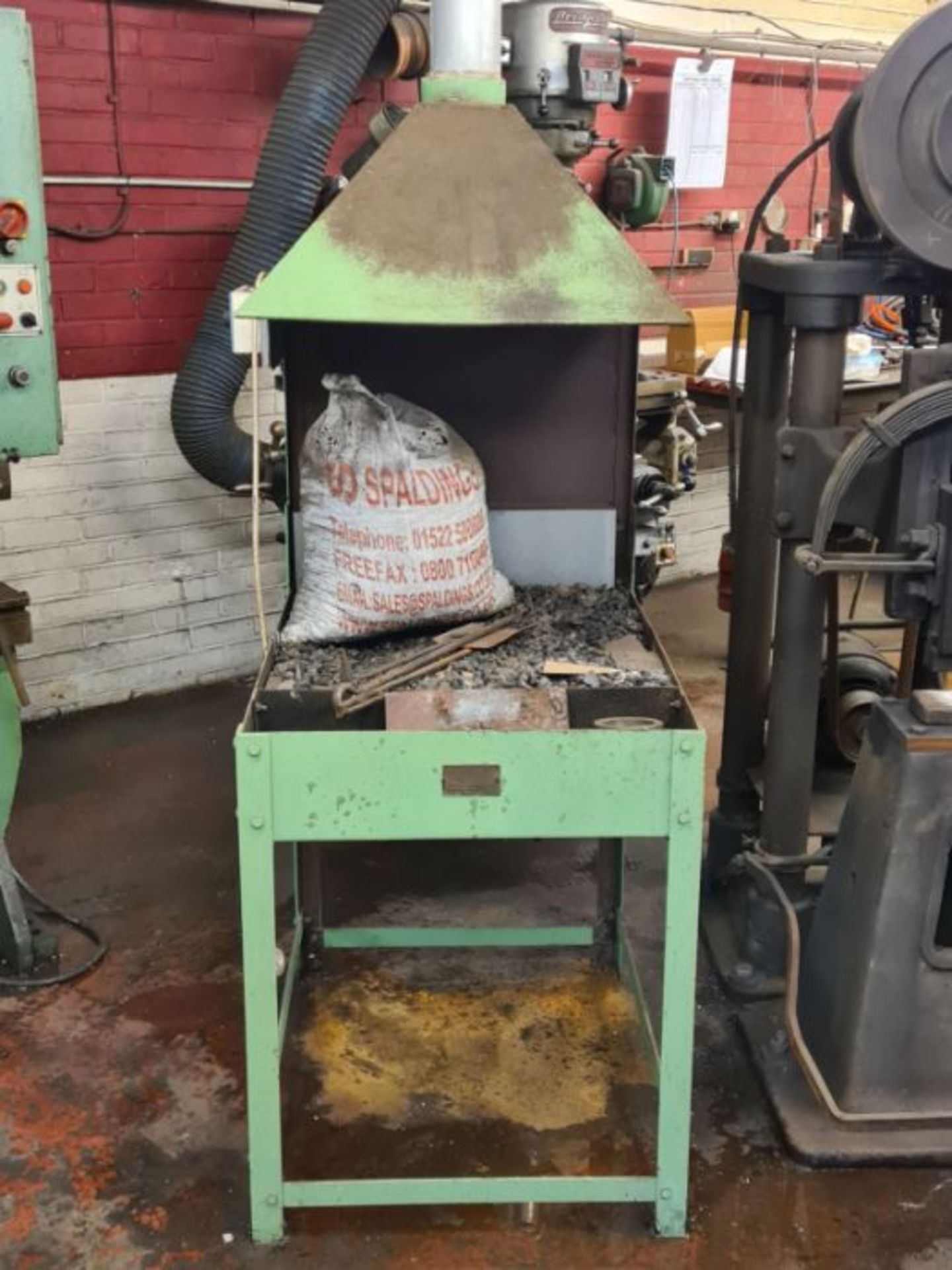 William Allday & Co., Alcosa Blacksmiths forge, pattern no. MF137BH with 240 volt blower.