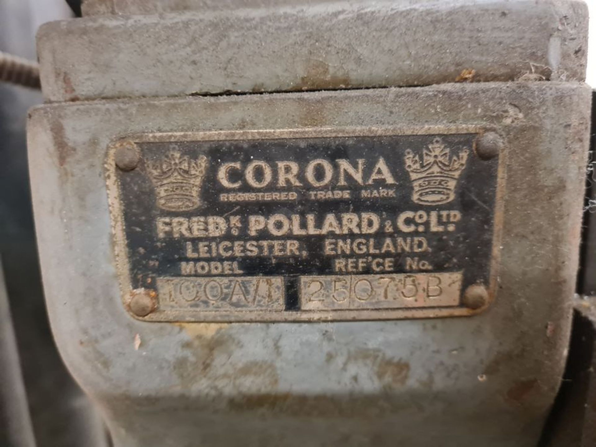 Pollard Corona pillar drill 100A1. - Image 5 of 6