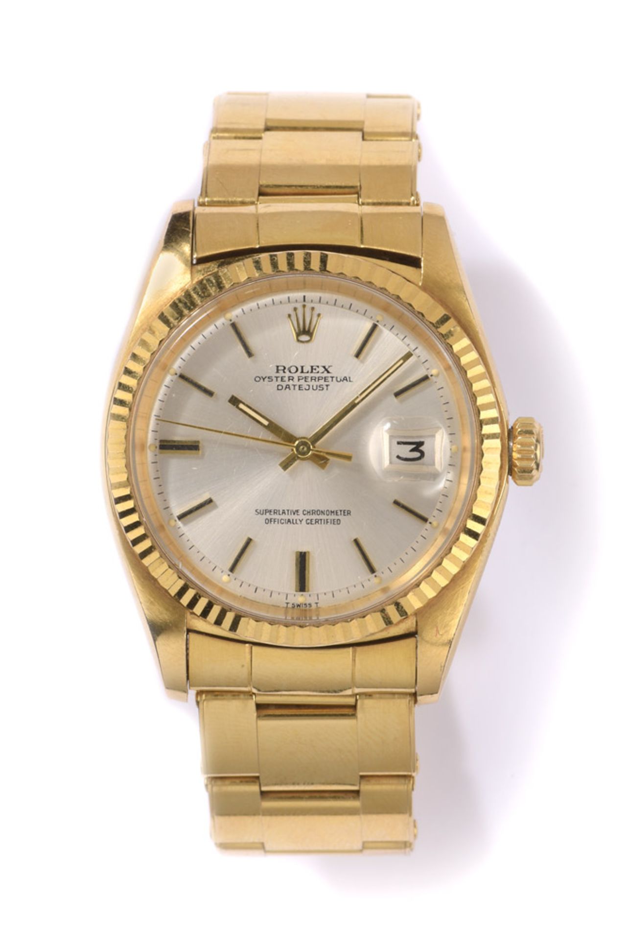 Herrenarmbanduhr von Rolex, Oyster Datejust 60er Jahre