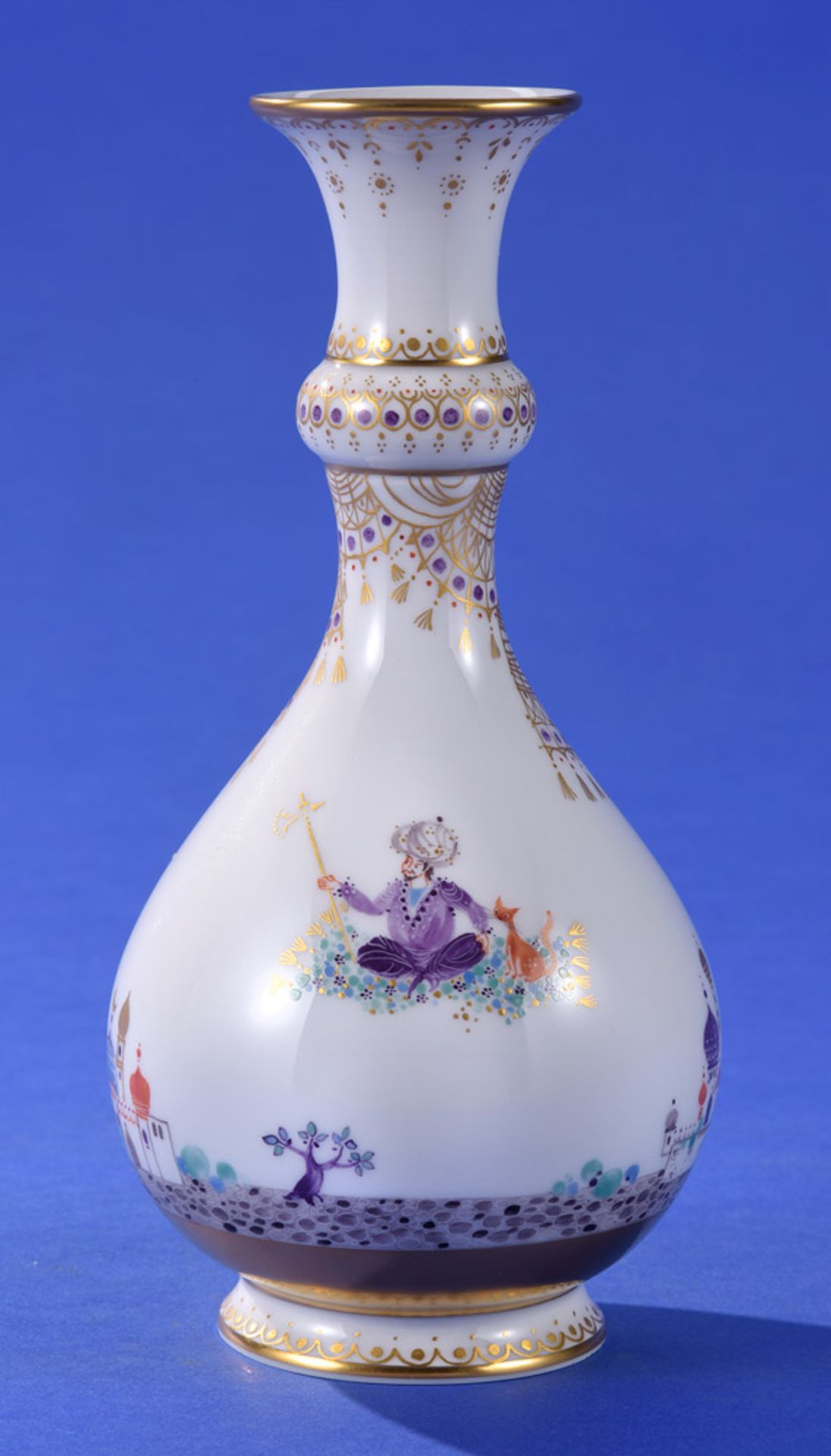 Meissen-Kürbisvase ,,1001 Nacht´´ - Bild 2 aus 2