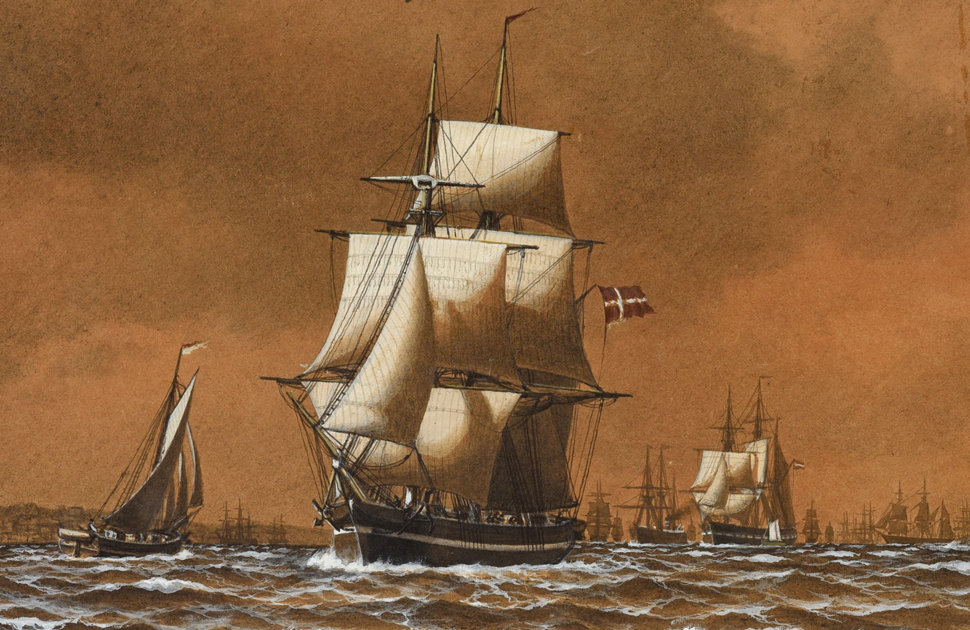 Baagoe, Carl 1829 Kopenhagen - 1902 Snekkersten - Bild 3 aus 4
