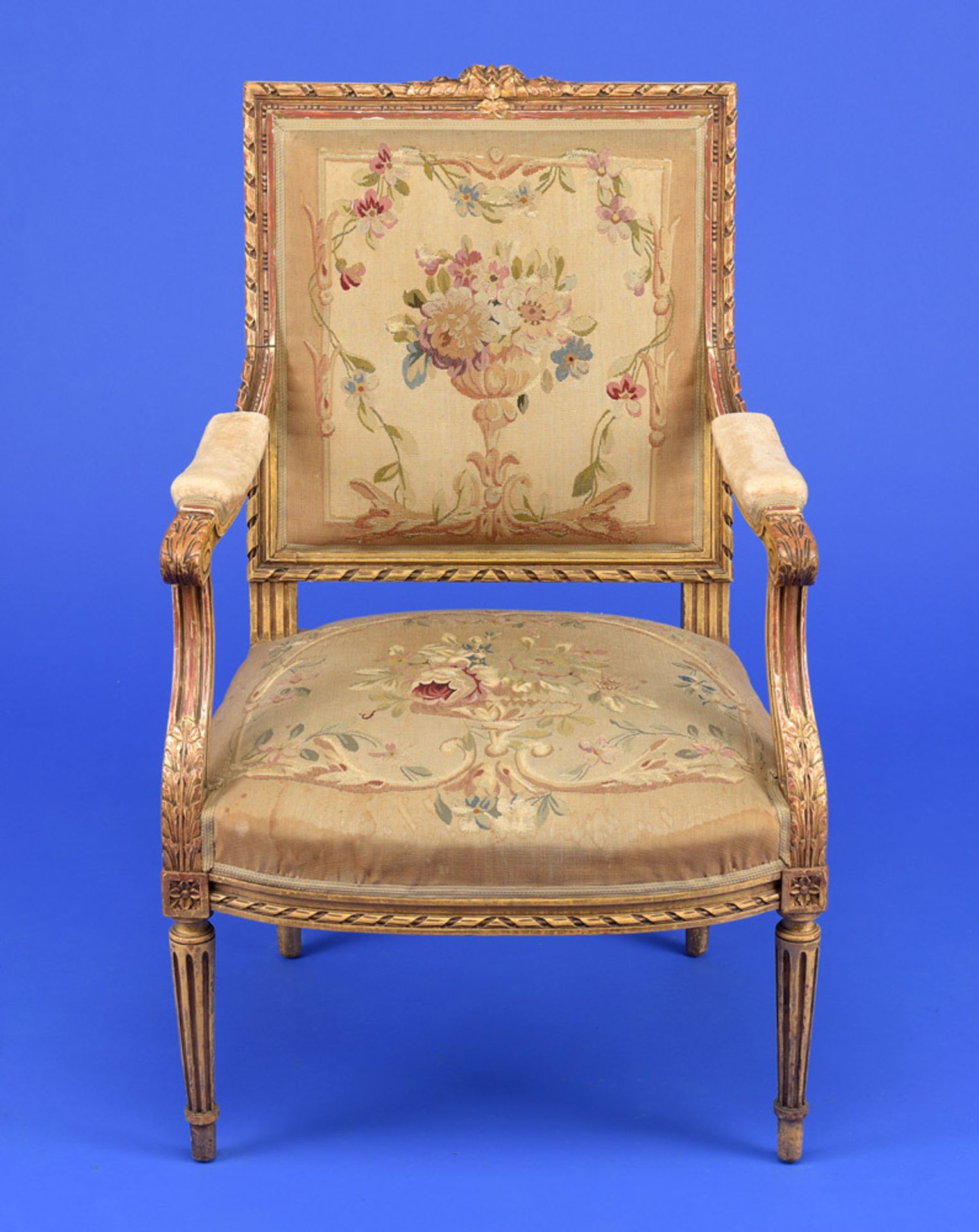 Ein Paar Fauteuils im Louis XVI-Stil Ende 19. Jhdt. - Image 3 of 3