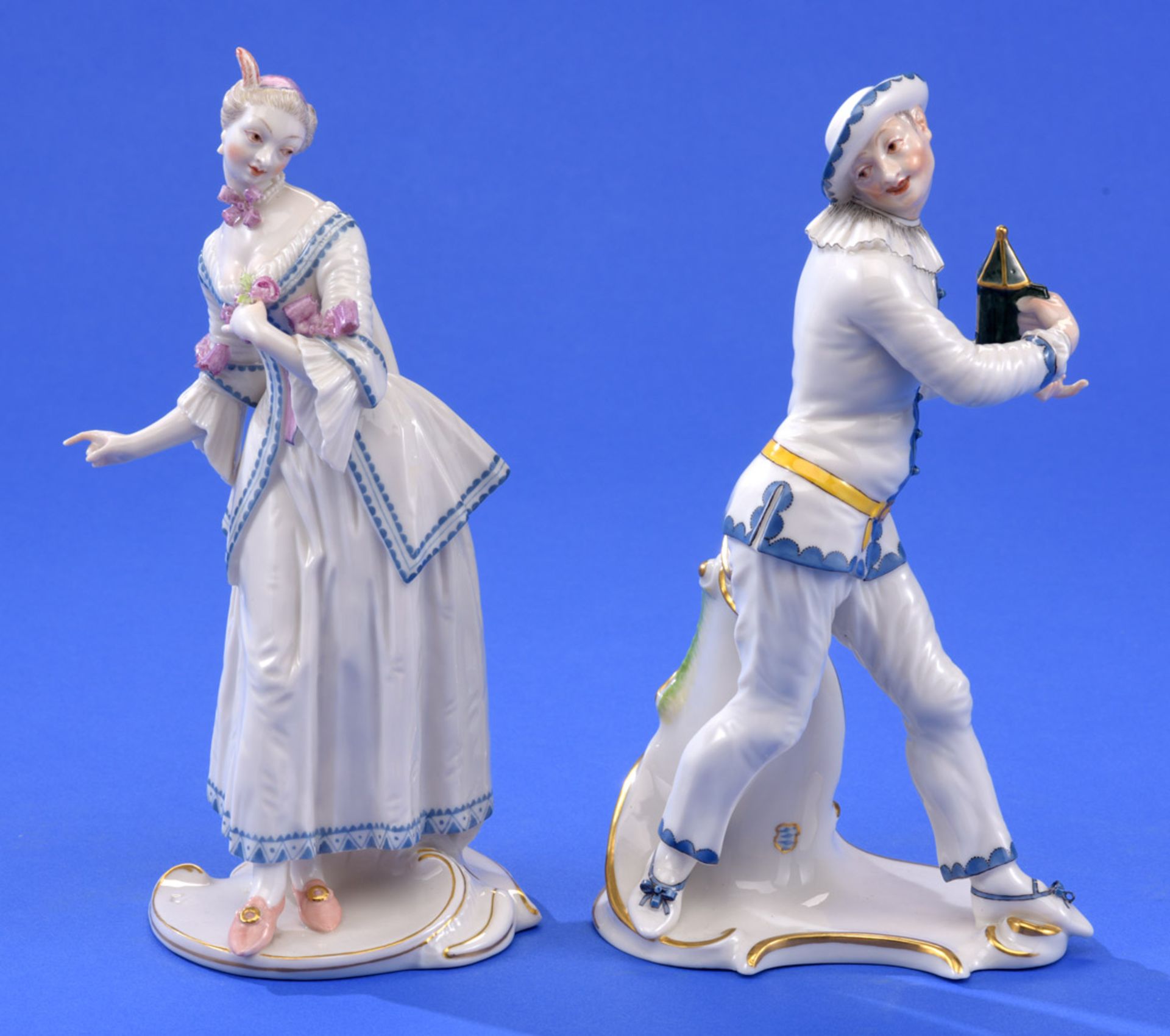 Lucinda und Pierrot Nymphenburg 20. Jhdt.