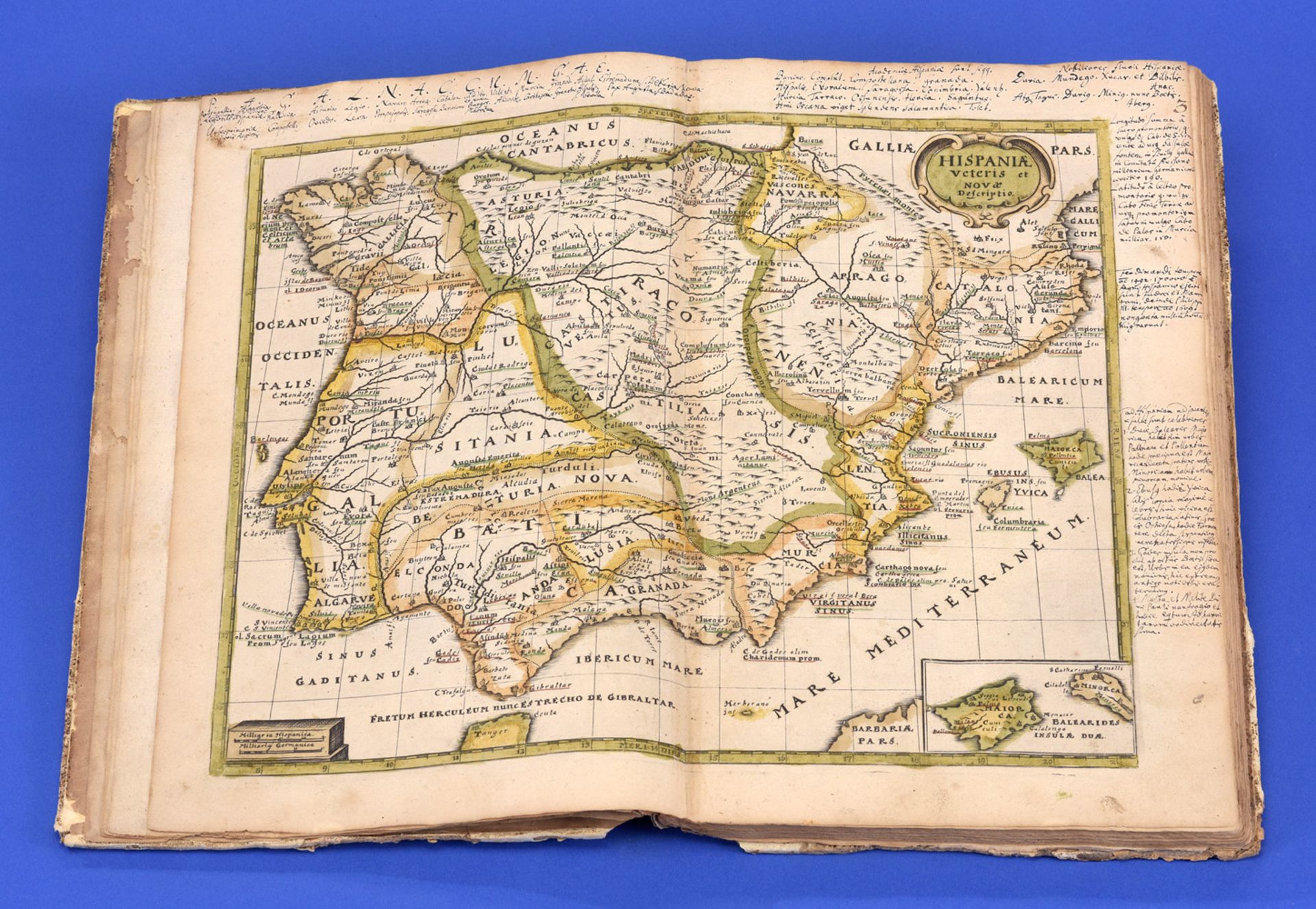 Atlas mit 42 Kupferstich-Landkarten 17. Jhdt. - Bild 2 aus 9