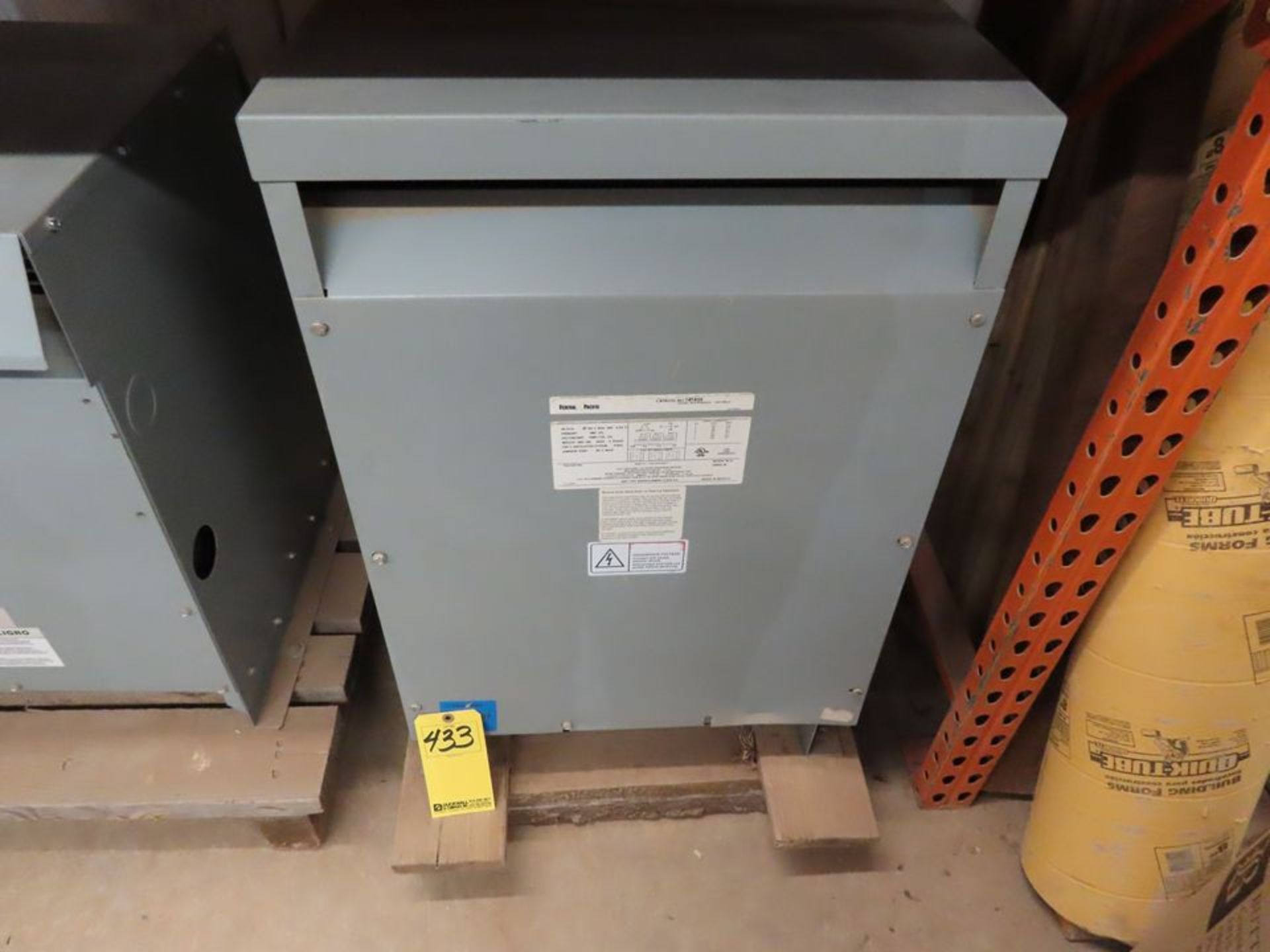 FEDERAL PACIFIC 45 KVA TRANSFORMER, M# T4T45E