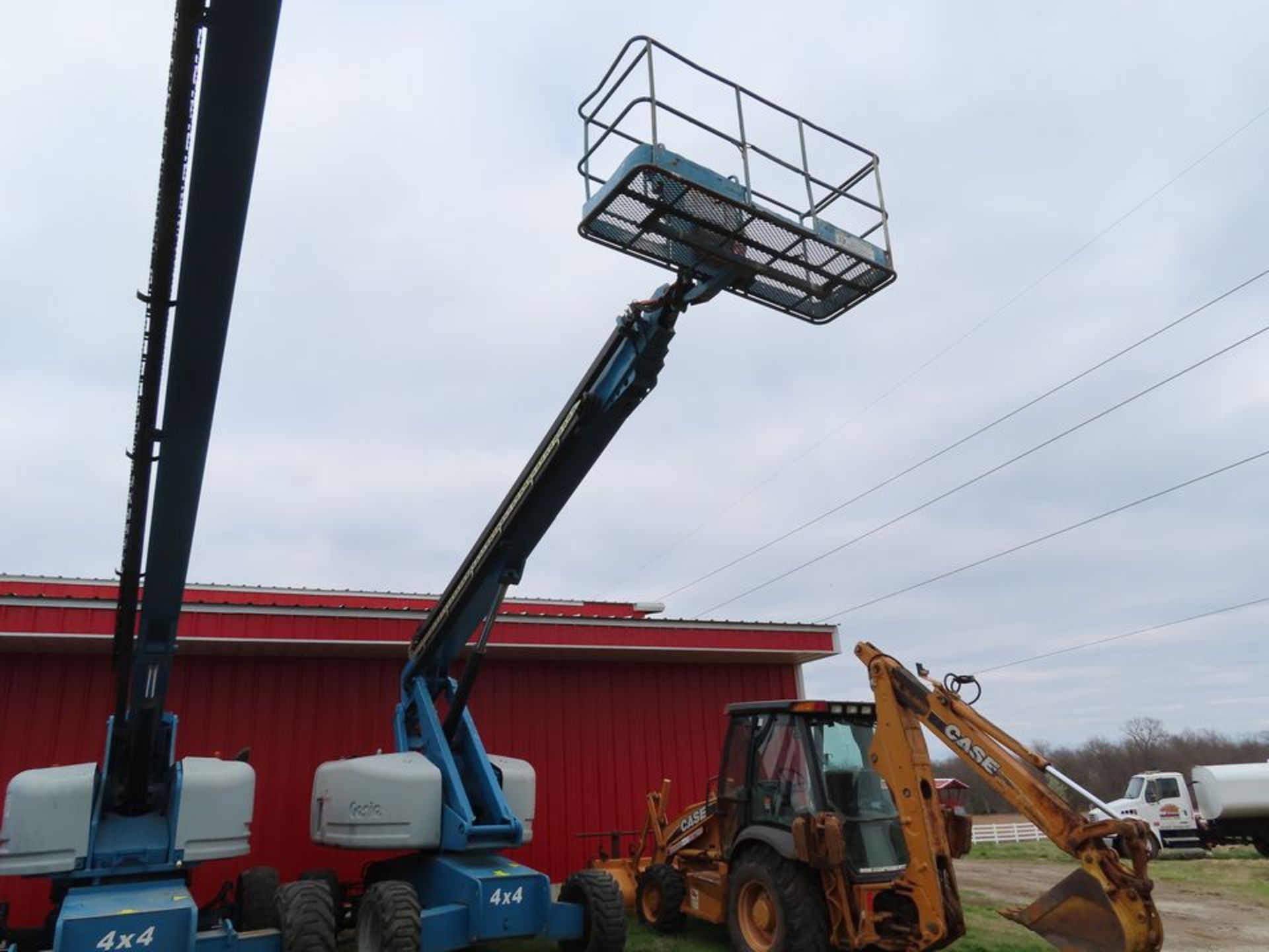 2006 GENIE BOOM LIFT, M# S-60, S/N S6006-12641, APPROX. 3,864 HOURS, 4X4, 2-WHEEL STEERING