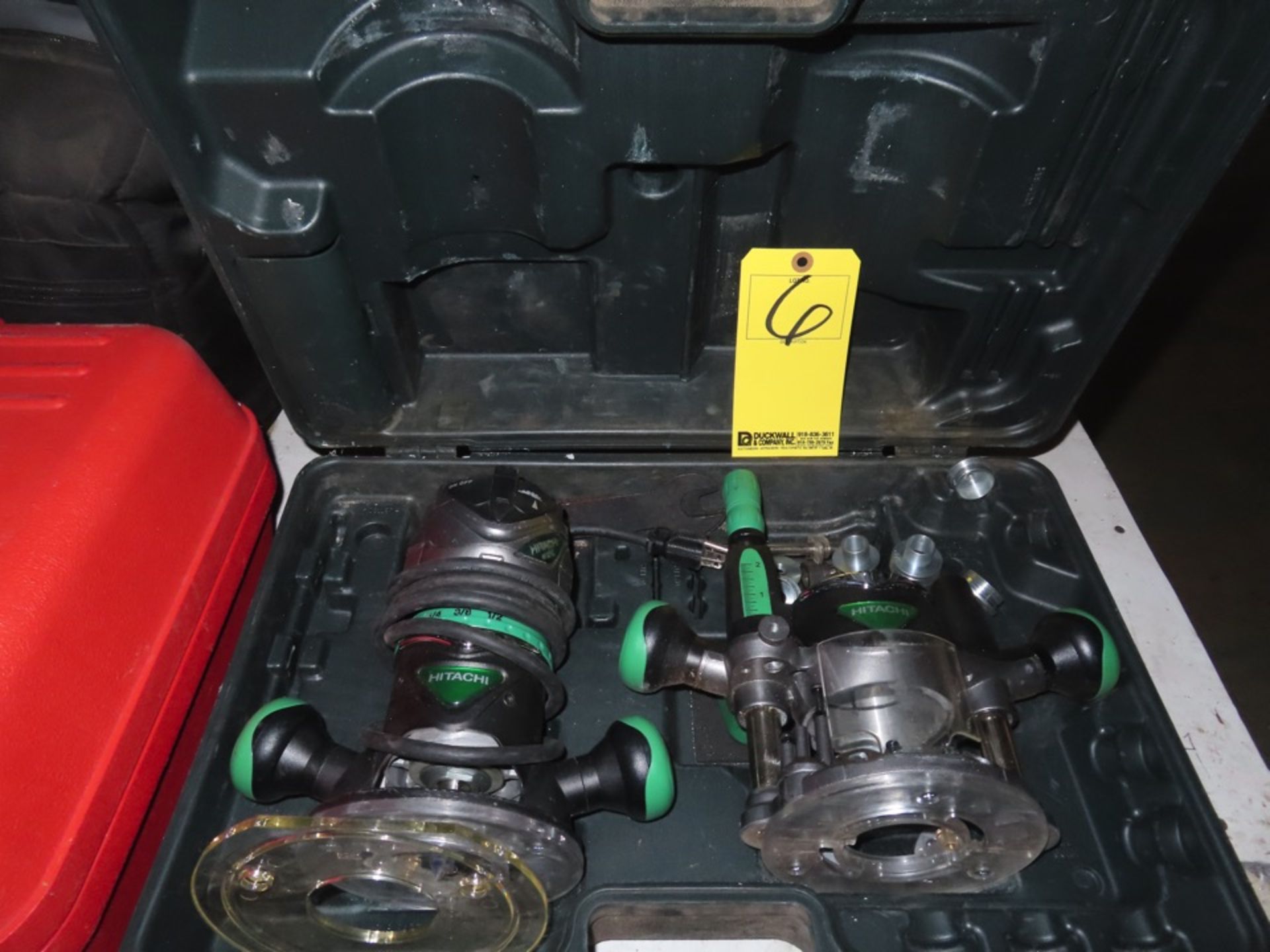 HITACHI ROUTER SET, M# M12VC, PLUNGE BASE, CASE - Image 2 of 2