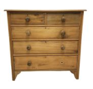 Victorian style pine chest of drawers
