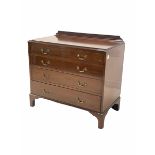 Edwardian mahogany chest