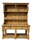Victorian style pine dresser