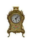 A 20th century spring driven mantle clock in the style of a 19th century French Boulle clock
