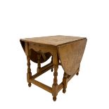 Pollard oak gate leg table by - D Shackleton of Snainton