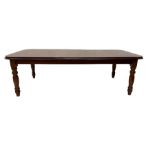 Victorian style mahogany dining table