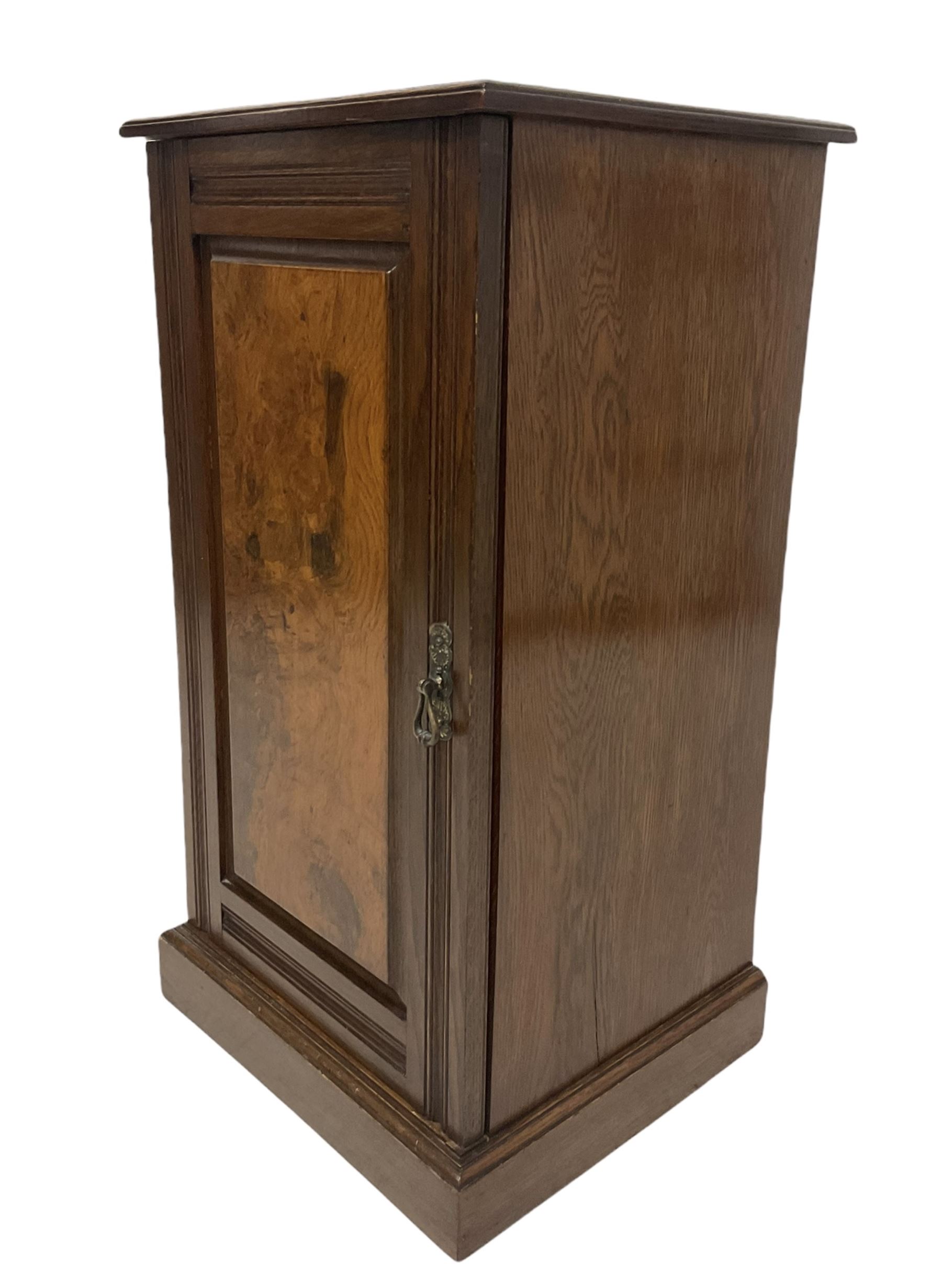 Early 20th century oak bedside cupboard