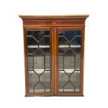 Edwardian and later Sheraton revival book case