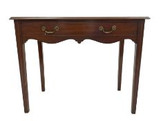 Georgian style mahogany console table