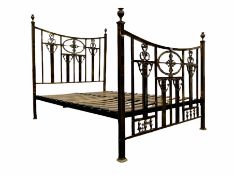 The Original Bedstead Company - Quality cast brass double 4'6" bed of classical design