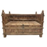 Large Indian hardwood bench