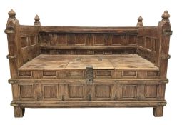 Large Indian hardwood bench