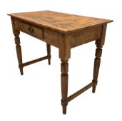 Victorian stained hardwood side table