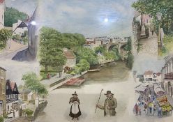 H Silk (Yorkshire 20th century): Knaresborough