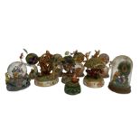 Winnie The Pooh Collectables including a set of four Bradford Exchange 'Swirling Through the Seasons