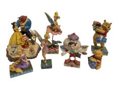 Disney Traditions 'Showcase Collection' figures including 'Tale as Old as Time'