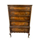 Queen Anne style chest of drawers