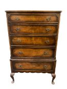 Queen Anne style chest of drawers