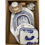 Spode meat plate retailed by Waring & Gillow