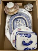 Spode meat plate retailed by Waring & Gillow