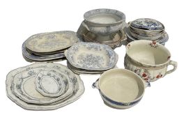 19th century Asiatic Pheasant pattern dinnerware