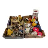 Disney and other collectables including a Mickey Mouse alarm clock