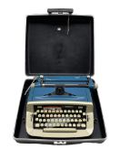 Imperial Safari portable typewriter in case