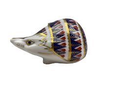 Royal Crown Derby hedgehog paperweight