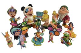 Group of Disney Britto figures including Tinkerbell