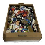 Large quantity of matchbox labels and matchbooks