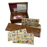 Picture Lotto - An Edwardian game with folding time board