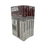 Five packs of American White Owl Invincible cigars