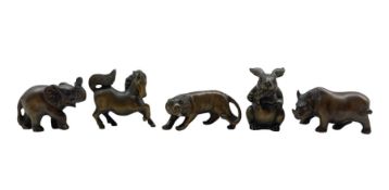 Five netsuke