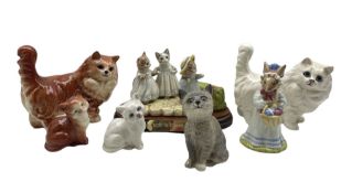 Six Beswick figures comprising Beatrix Potter group 'Mittens