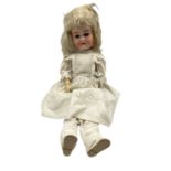 Armand Marseille bisque head doll with sleeping eyes