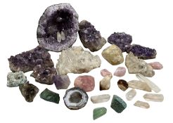 A selection of semi precious stones