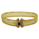 9ct gold fancy link bracelet