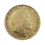 King Edward VII 1902 gold half sovereign