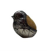 Edwardian silver pin cushion in the form of a Chick by Sampson Mordan & Co