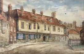 J Bakes (British early 20th century): York Street Scene