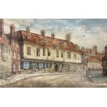 J Bakes (British early 20th century): York Street Scene
