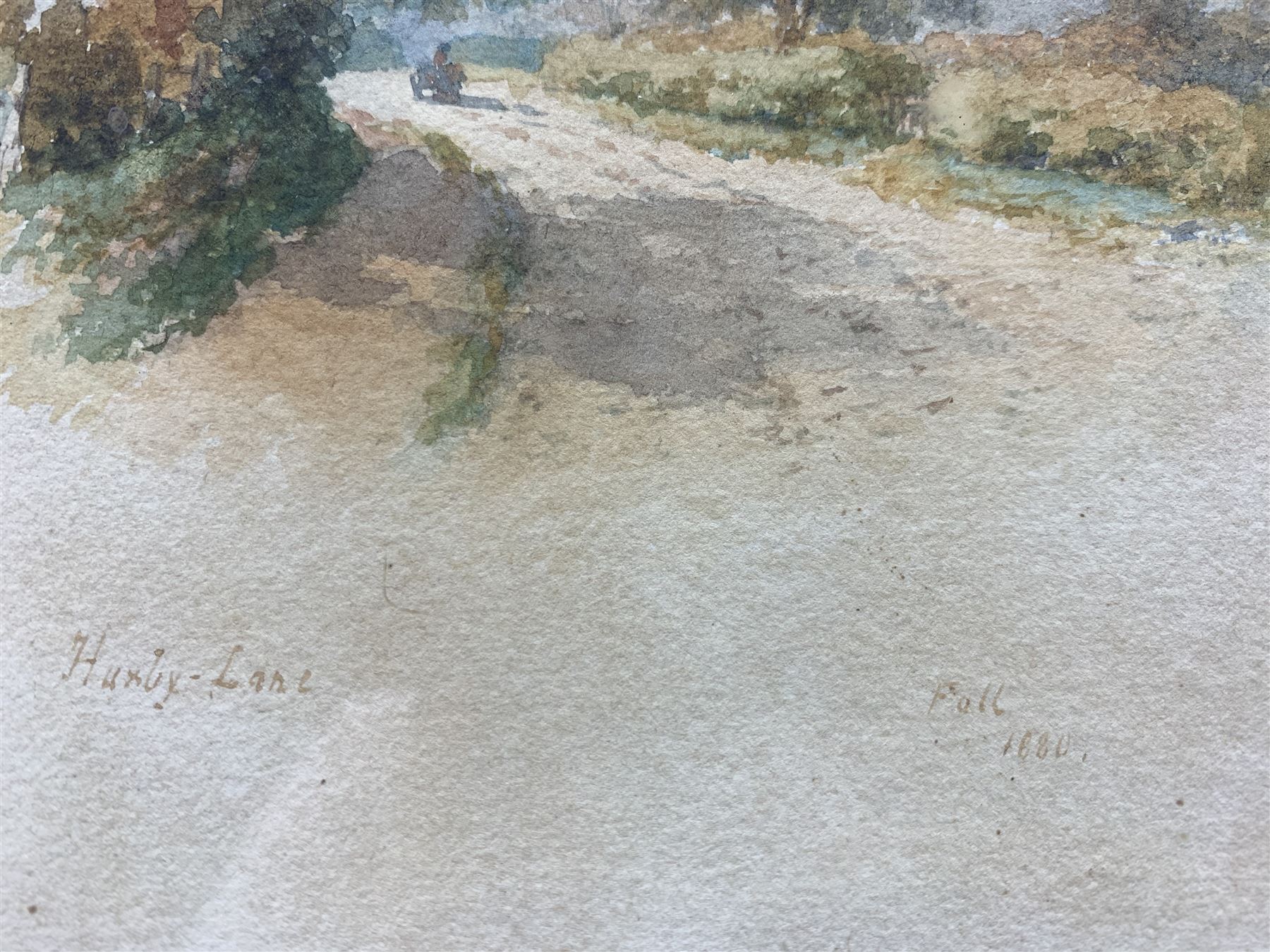George Fall (British 1845-1925): 'Haxby-Lane' York - Image 3 of 3
